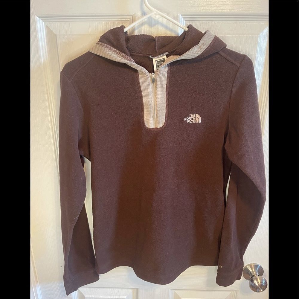 TNF The North Face women’s TKA 100 Micro fleece hoodie sz M
